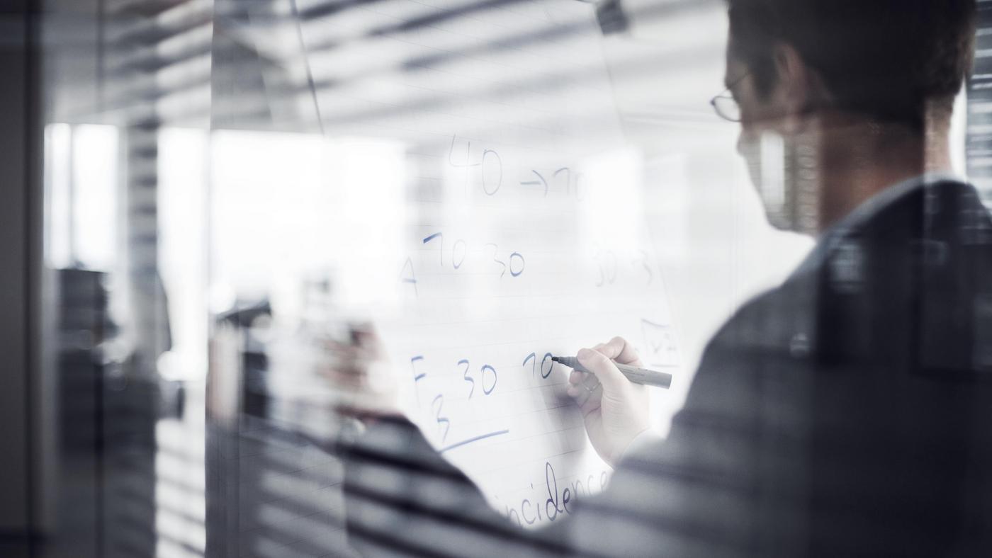 Fondsmanager bei der Arbeit